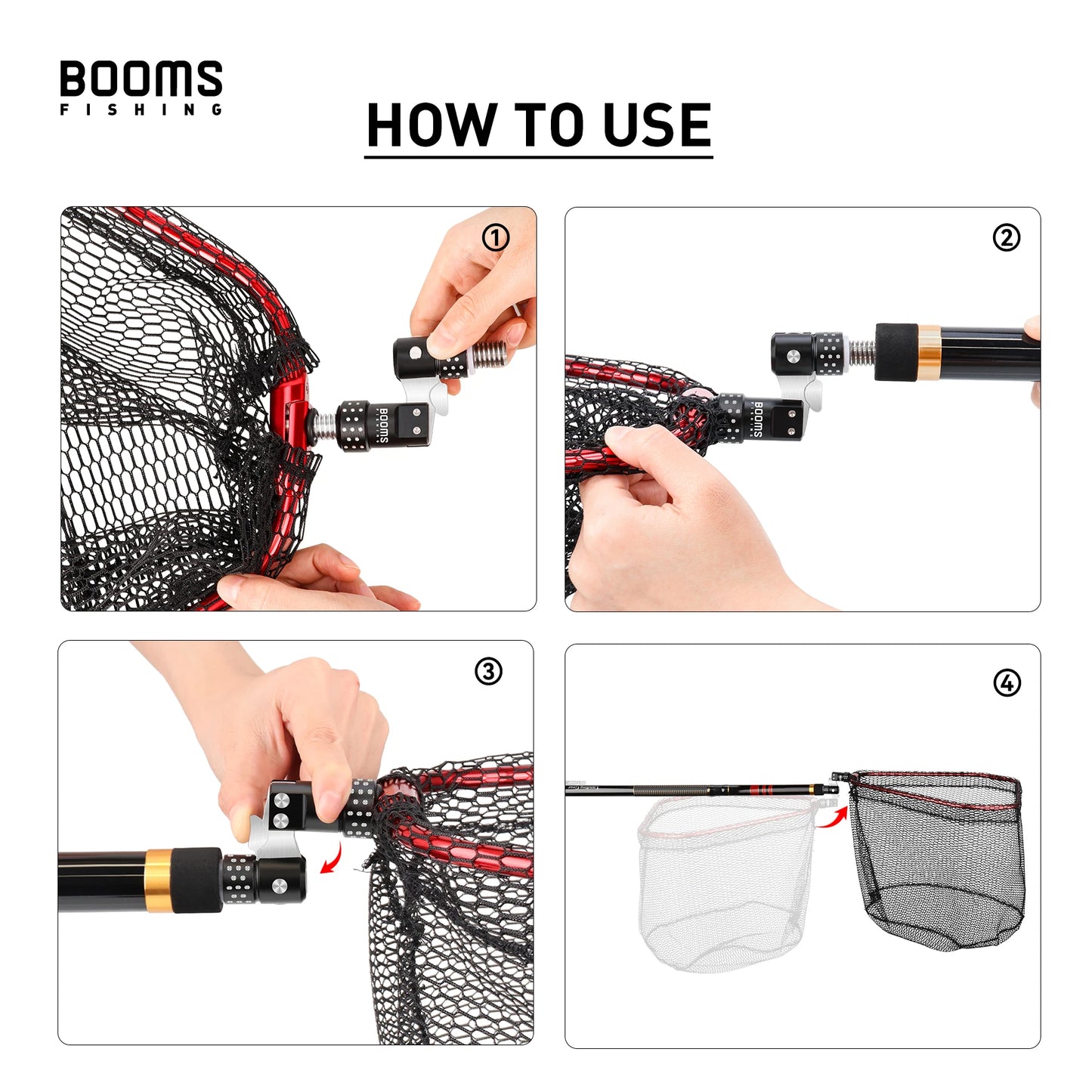 Aluminum Alloy Fishing Net Quick-Release Connector