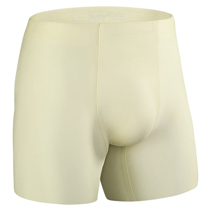 Men's Ultra-Thin Seamless Ice Silk Boxer Shorts