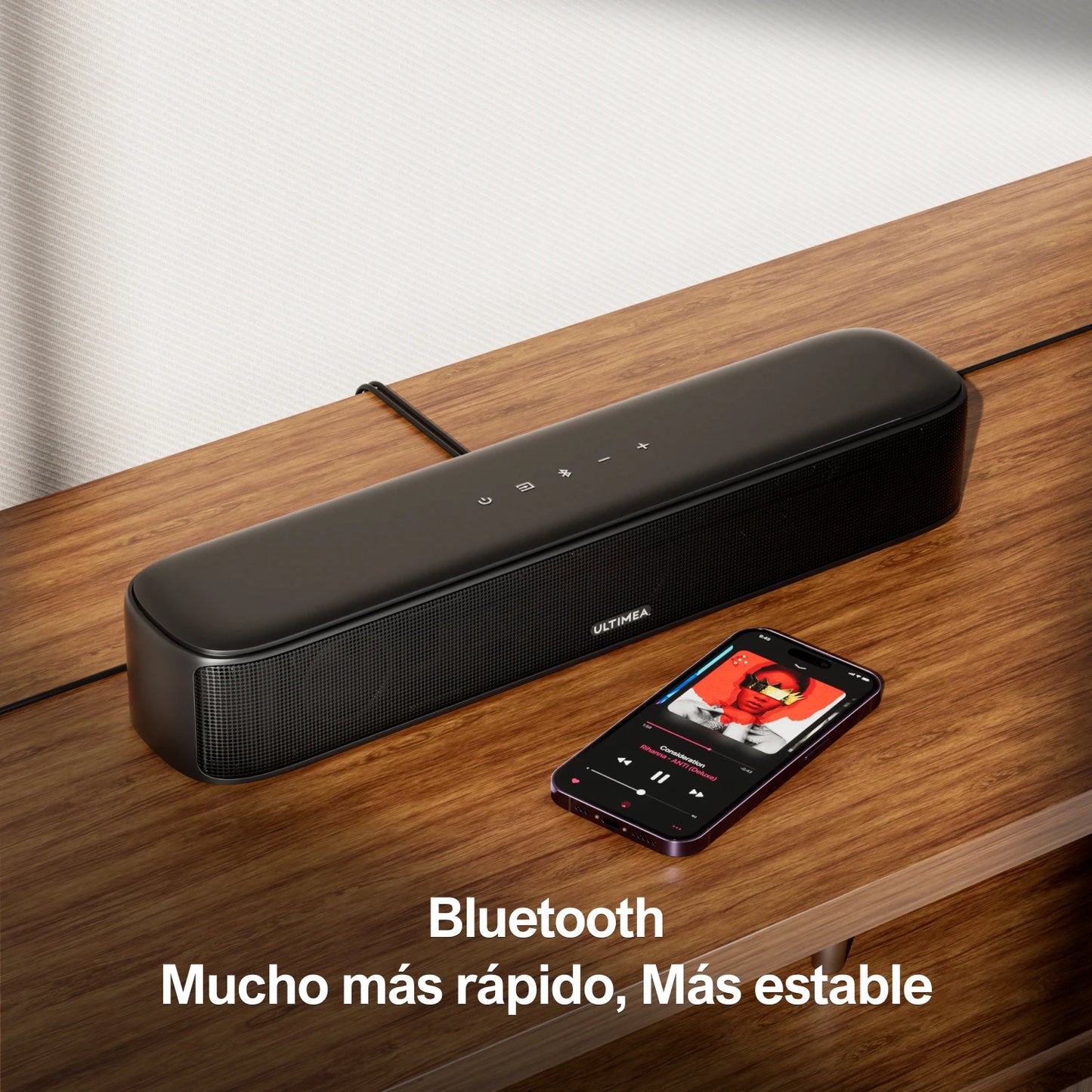 ULTIMEA 7.1ch Virtual Surround Soundbar with Subwoofer & 4 Speakers