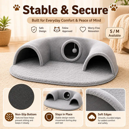 Ultra-Soft Winter Warm Plush Pet Sofa Bed with Raised Edges