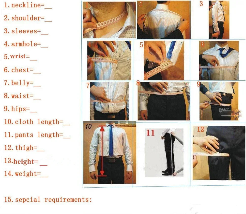 Men’s Formal Slim-Fit Suit Set – Premium Single-Breasted Wedding & Business Tuxedo