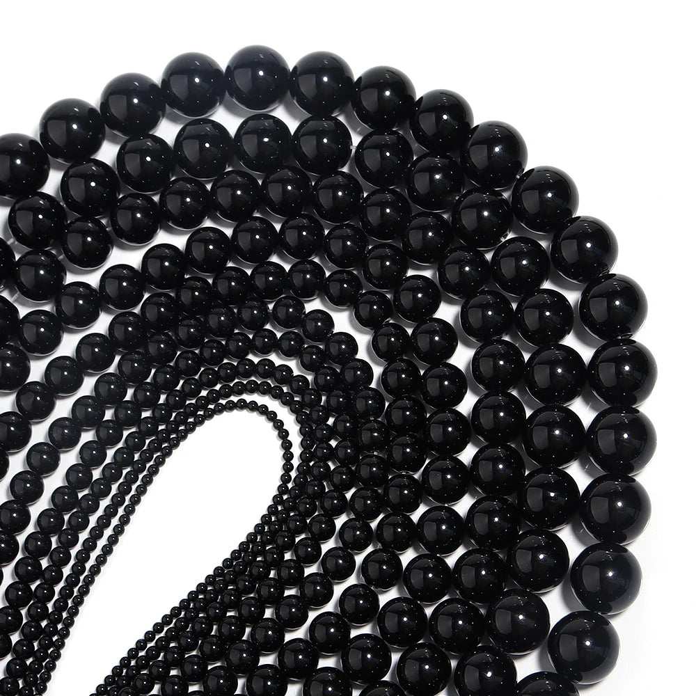 Natural Stone Jade Loose Spacer Beads for DIY Jewelry