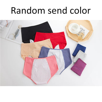 Women's Plus Size Period Underwear, Leak-Proof Menstrual & Postpartum Briefs (2, 3, or 5 Pack)