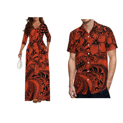 V-Neckline With Pocket Waistband Dress or Short-sleeved Shirt