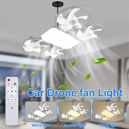 50W LED Drone Ceiling Fan Light with Remote