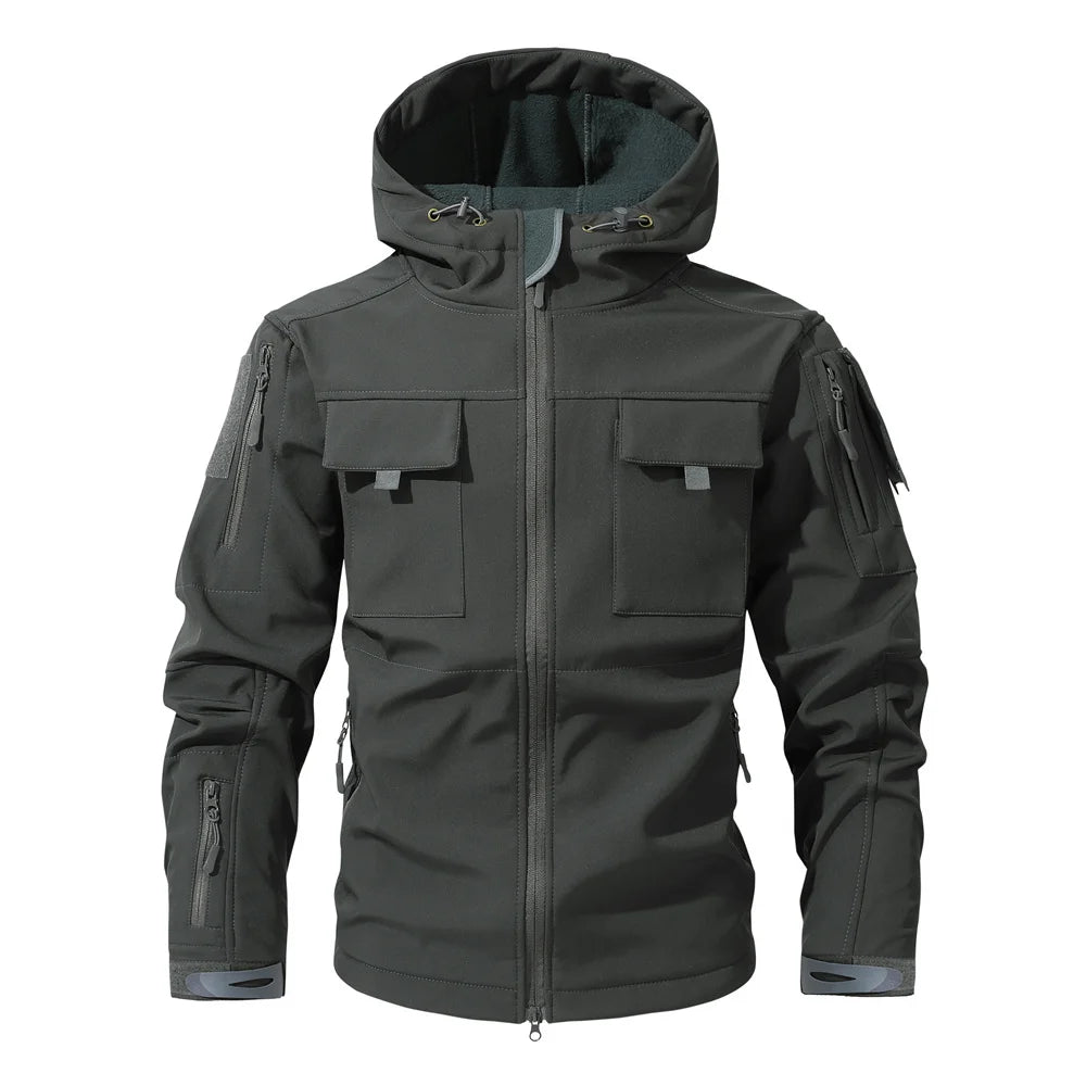 Softshell Fleece Lined Tactical Windproof Waterproof Jacket