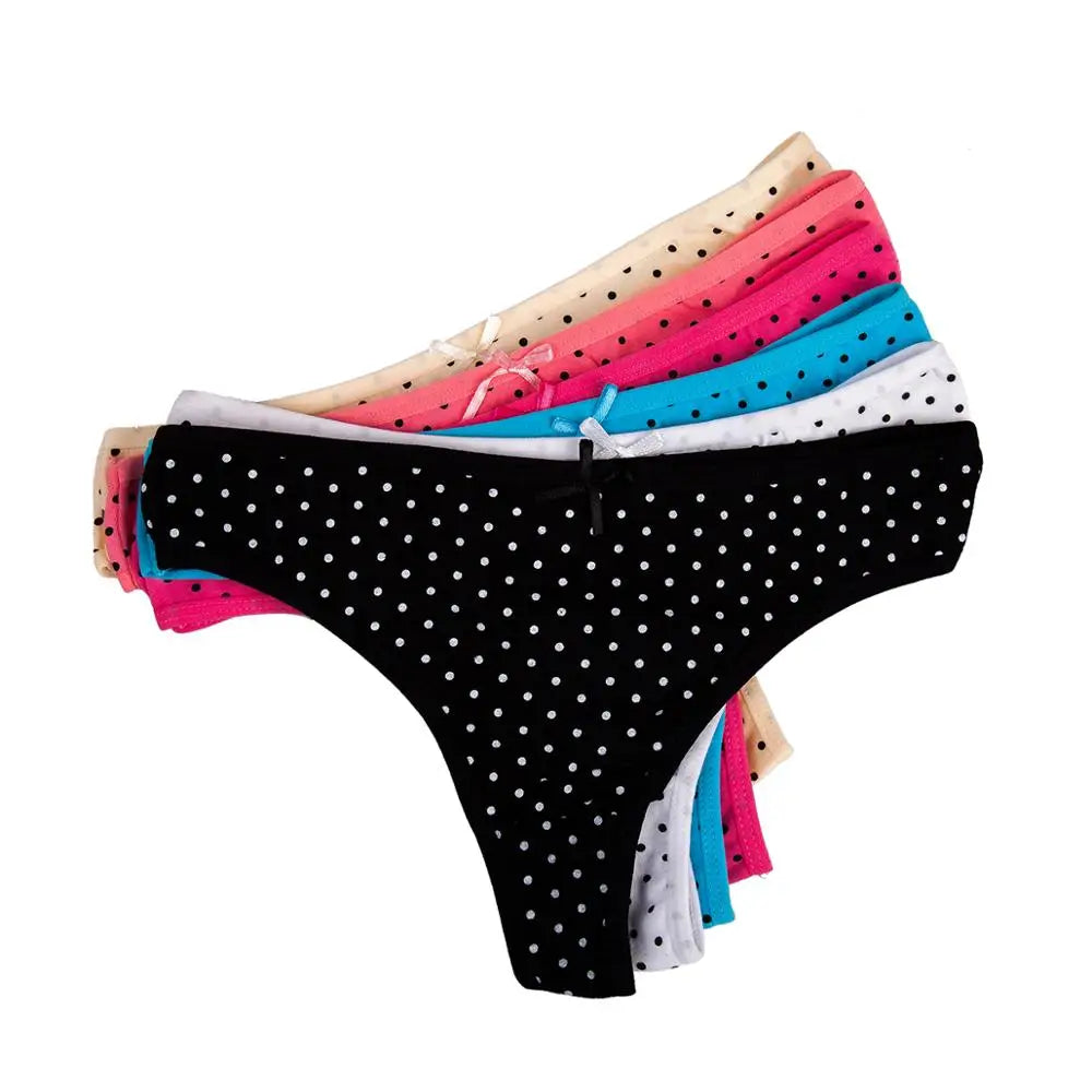 5 Pcs Cotton Thongs