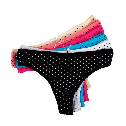 5 Pcs Cotton Thongs