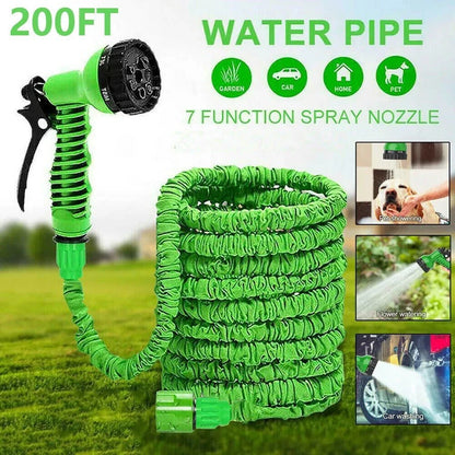Expandable Garden Hose with 7-Function Nozzle