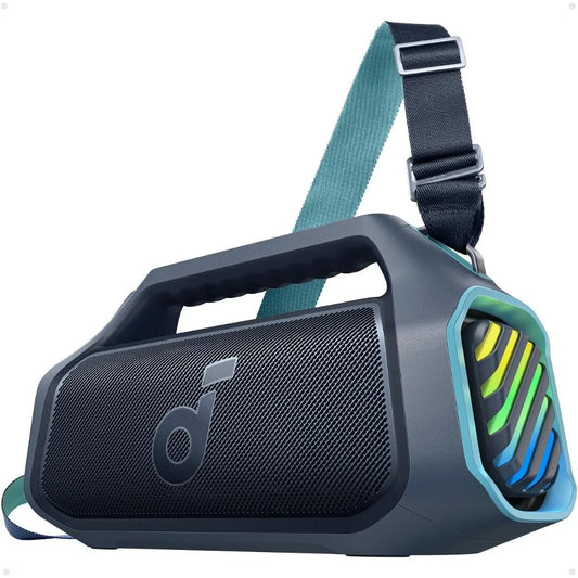 140W Outdoor Bluetooth Speaker with RGB Lights & BassUp 2.0