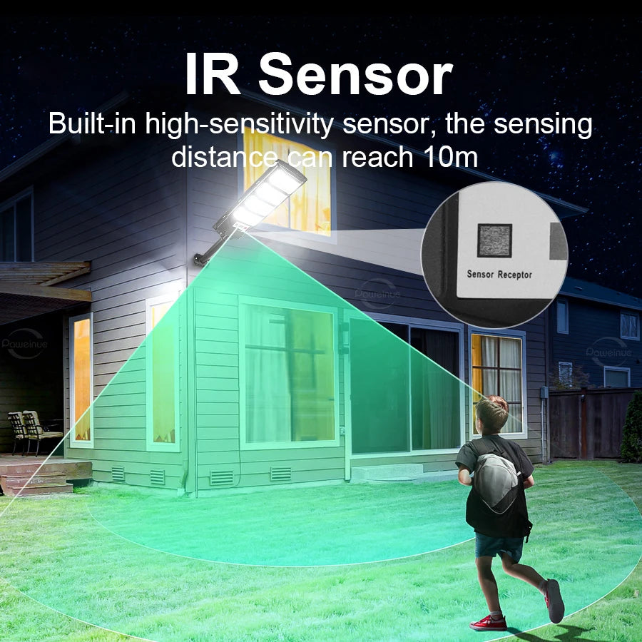 99000000LM 60000W Outdoor Solar LED Motion Sensor Street & Garden Light