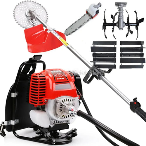 Multi-function Mower Hedge and Tree Trimmer Soil Aerator