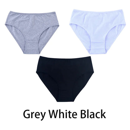 3PCS Seamless Cotton Panties