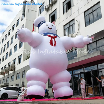 3M Giant Inflatable Stay Puft Marshmallow Man - Outdoor Movie Party Decor