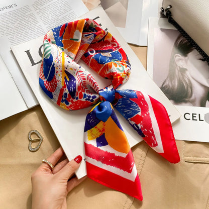 Printed Pashmina Silk Scarf