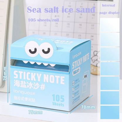 105 Sheet Cartoon Memo Pad Paper Sticky Notes