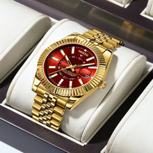 NIBOSI Stainless Steel Waterproof Quartz Watch