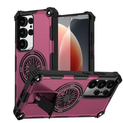 Armor 2-in-1 Shockproof Magnetic Adhesive Protective Case for Samsung