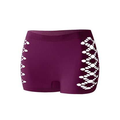 Women's Hollow-Out Knit Boyshort Panties