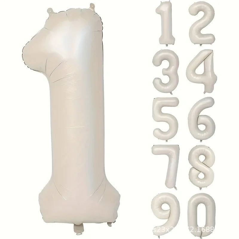 40-Inch Large Foil Number Balloons