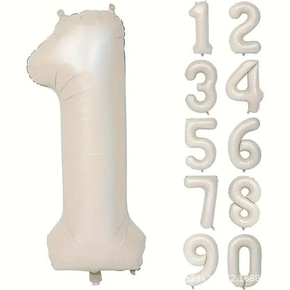 40-Inch Large Foil Number Balloons