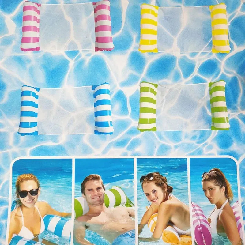 4-in-1 Inflatable Pool Hammock & Lounge Chair