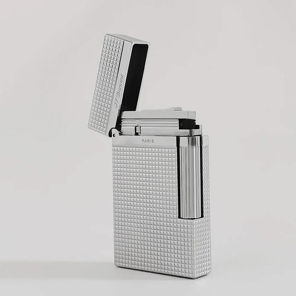 Vintage Engraved Soft Flame Gas Lighter