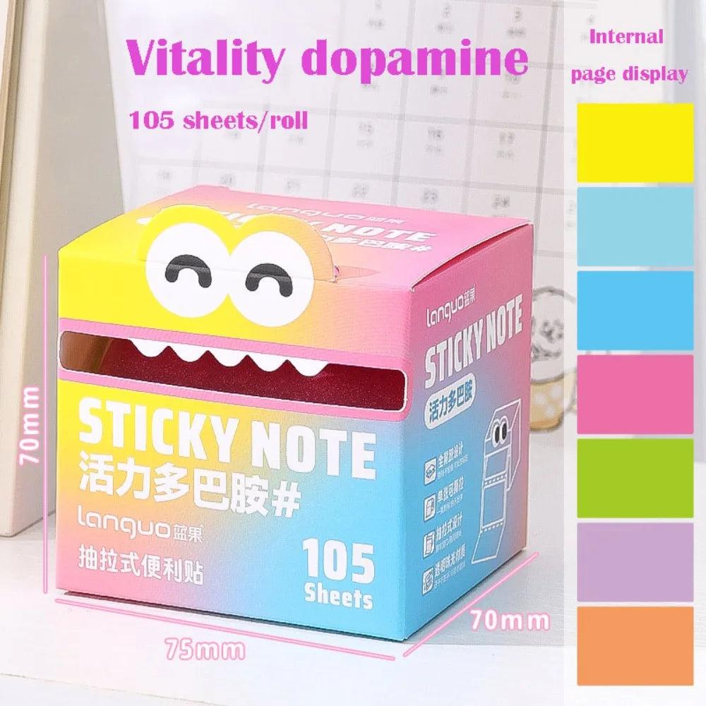 105 Sheet Cartoon Memo Pad Paper Sticky Notes