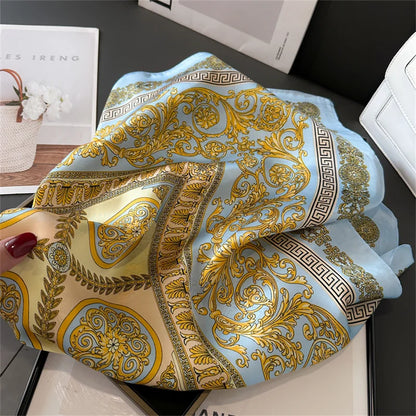 Printed Pashmina Silk Scarf