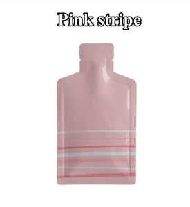 100PCS~500PCS Open Top Aluminum Foil Liquid Cruise Bags