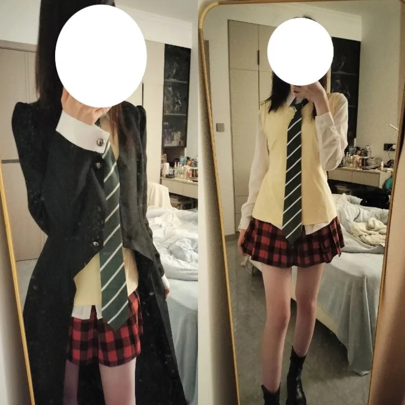 Maka Albarn Soul Eater Cosplay Costume Set with Wig & Accessories for Women