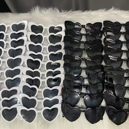 40Pcs Heart-Shaped Party Sunglasses Set