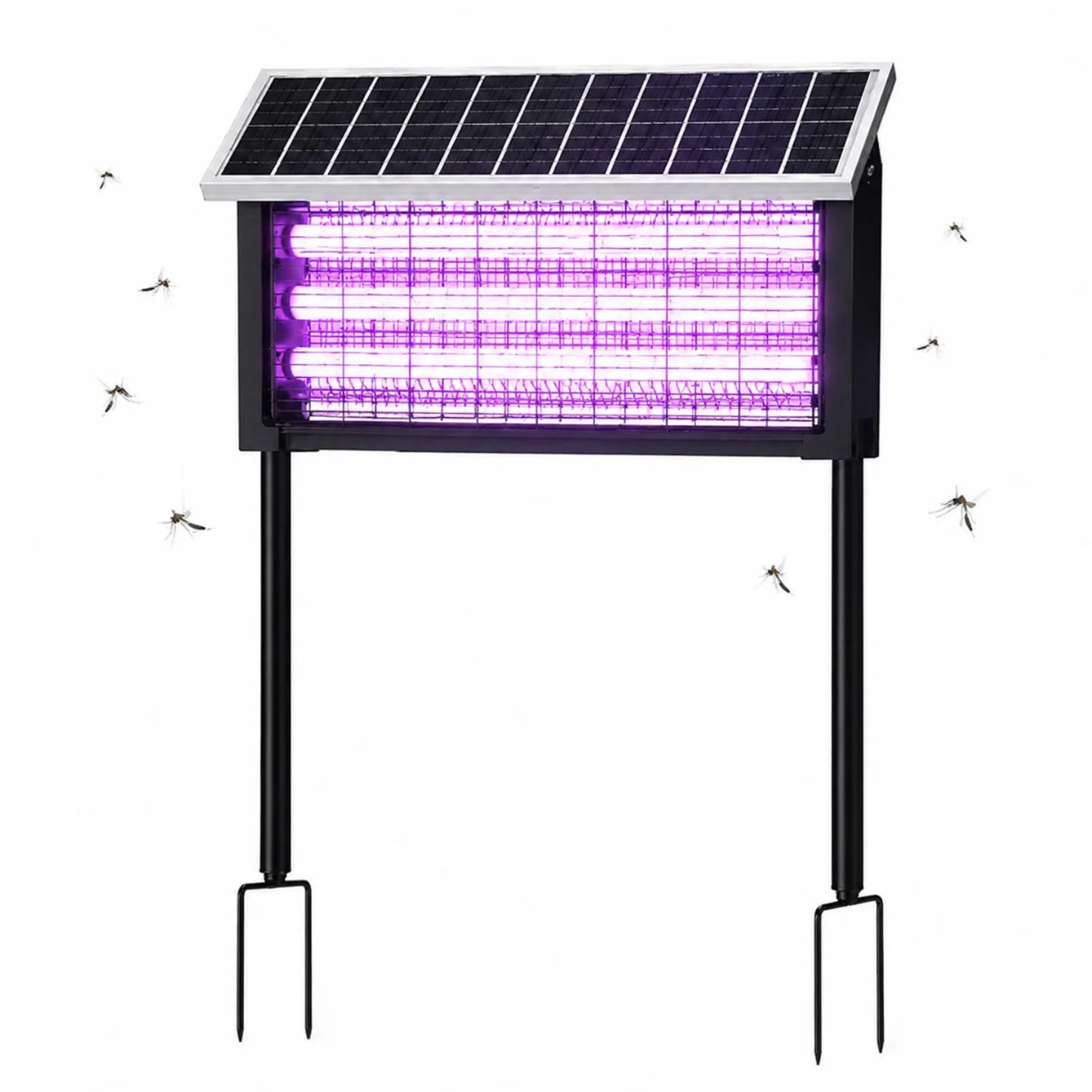 JOYINLED Outdoor Solar Bug Zapper - 3-in-1 Waterproof Mosquito Killer Lamp