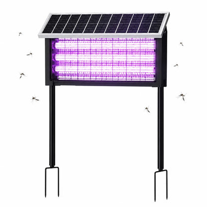 JOYINLED Outdoor Solar Bug Zapper - 3-in-1 Waterproof Mosquito Killer Lamp