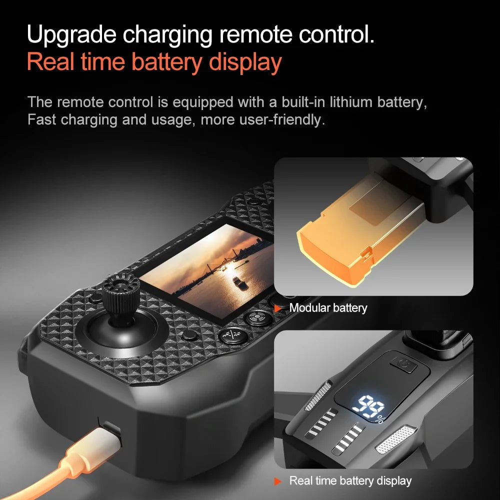 Xiaomi Mijia M6 8K Pro with 5G WIFI FPV HD Camera With screen Remote Quadcopter