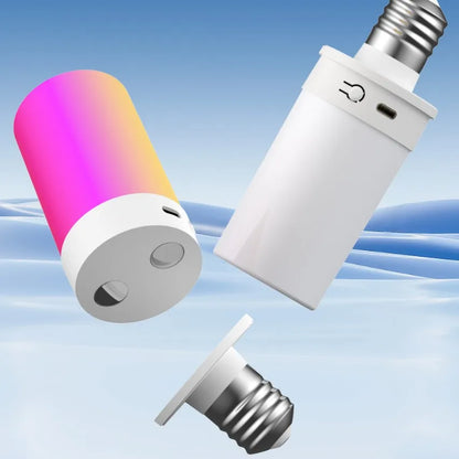 Rechargeable 5W LED E27 RGB Emergency Corn Light Bulb with Remote Control