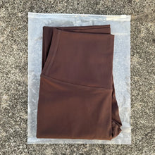 Solid Color High Waist Leggings with Pocket