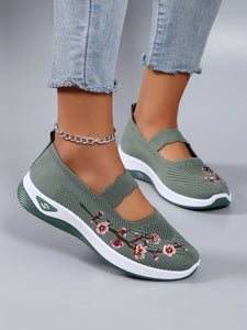 Breathable Mesh Flat Casual Shoes