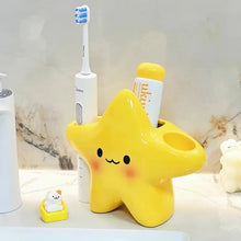 Star Shape Toothbrush Holder  3 Slot