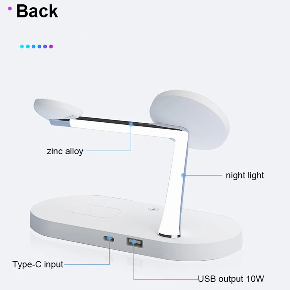 3 in 1 Wireless Charger Stand For iPhone & Apple Watch & Airpods