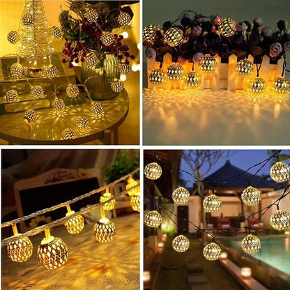 Solar-Powered Honeybee LED Fairy String Lights – Outdoor Waterproof Garden Decor