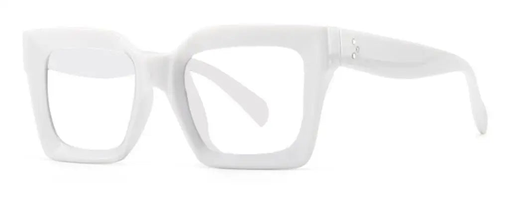 Vintage Oversized Square Anti Blue Light Reading Glasses