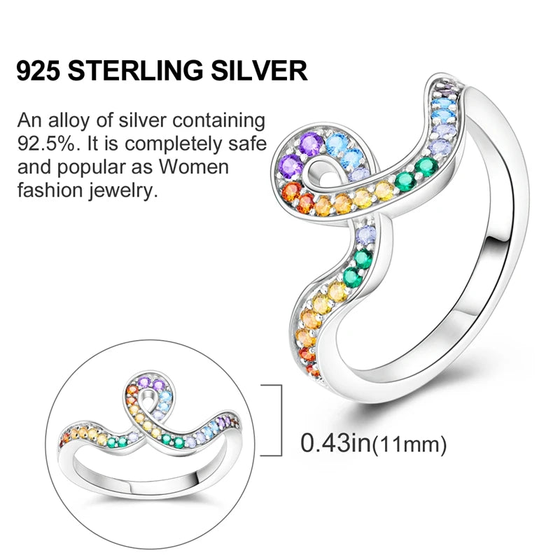 925 Sterling Silver Infinite Love Cubic Zircon Ring