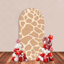 Giraffe Print Arch Backdrop Cover Party Decorations