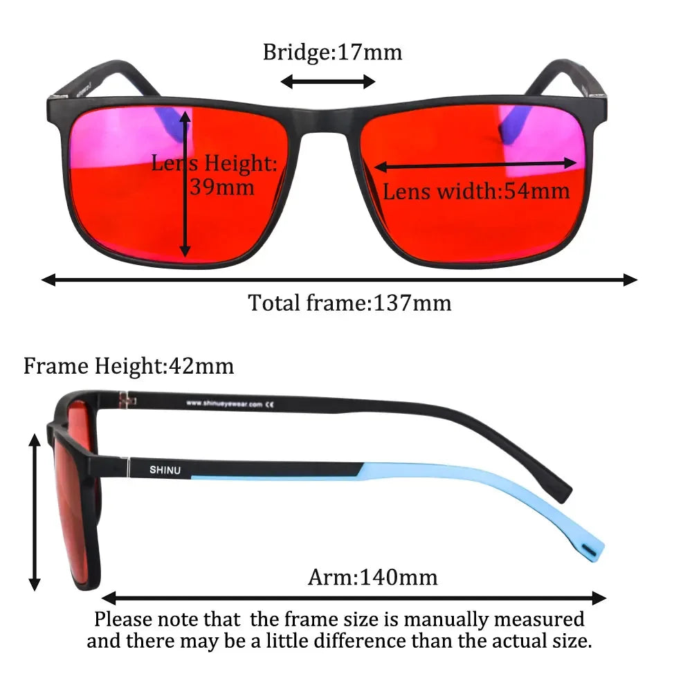 Blue Light Blocking Eliminate Eye Strain Glasses