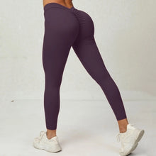 Soft Lightweight Quick Dry V Cut Scrunch Back Leggings