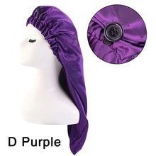 Satin Solid Color Sleeping Cap