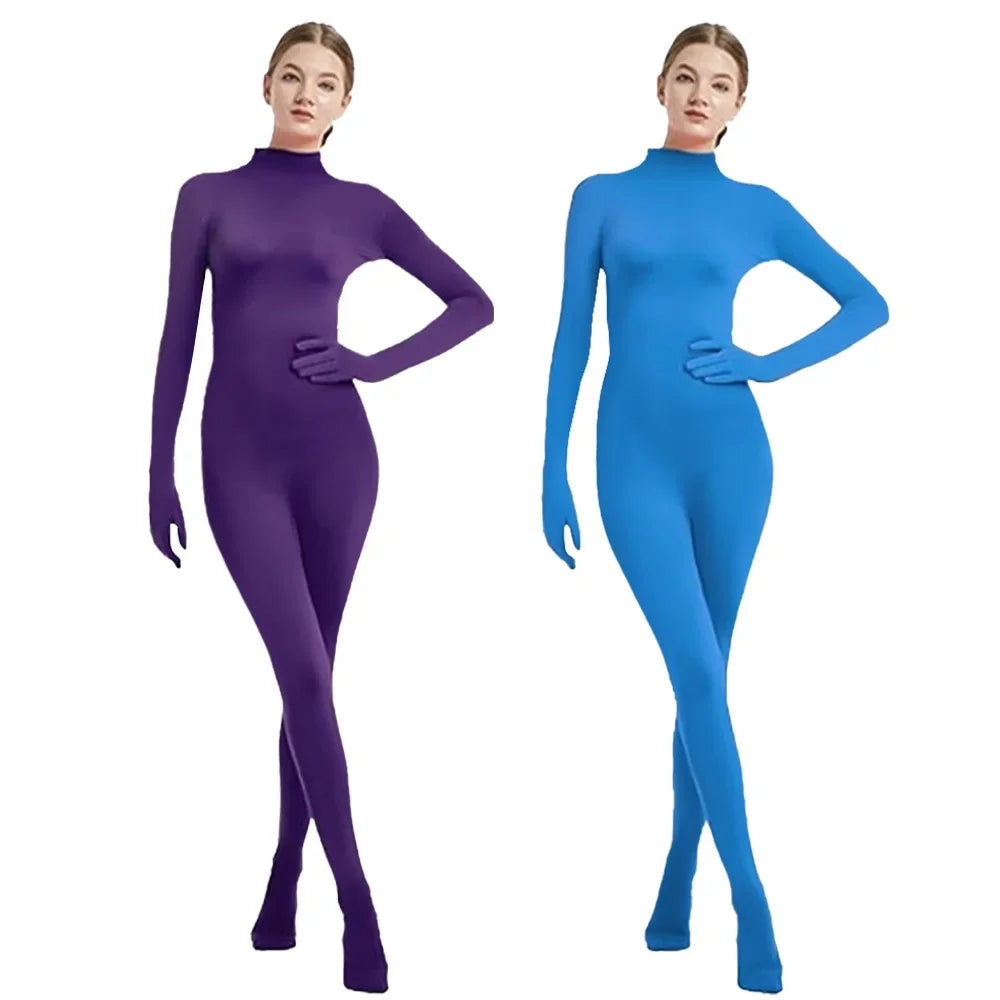 Full Body Spandex Zentai Suit – Base Layer Bodysuit for Cosplay & Costumes