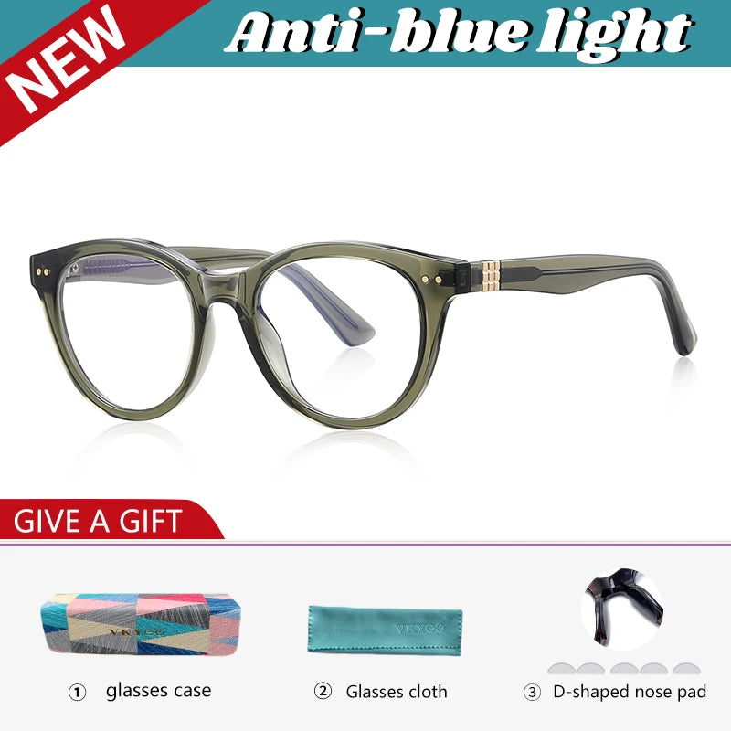 VICKY Round TR90 Frame Reading Glasses