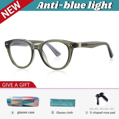 VICKY Round TR90 Frame Reading Glasses